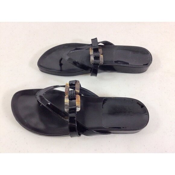 Stuart Weitzman Leather Sandals Flats Womens 7 - Picture 5 of 10
